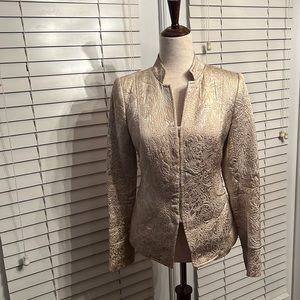 Zara Woman Jacquard Blazer